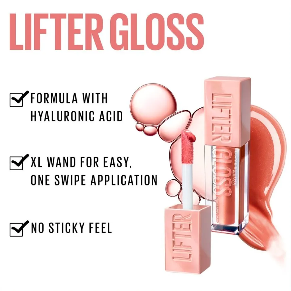 Maybelline New York Lifter Gloss 8 Stone Lipgloss< Lipmake-Up