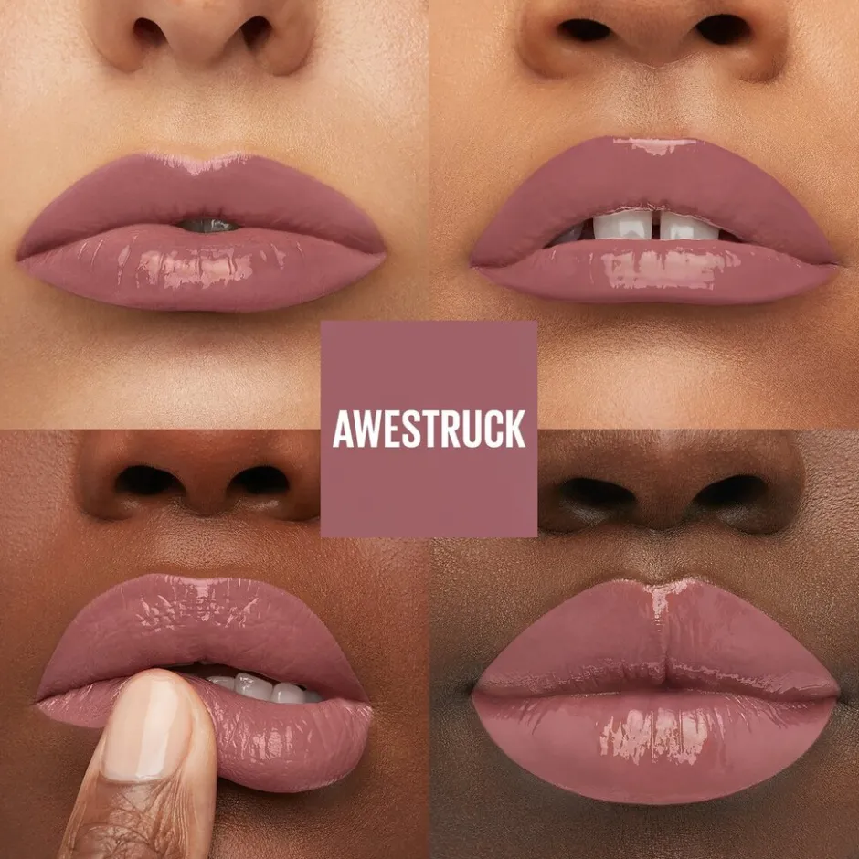 Maybelline New York Superstay Vinyl Ink 110 Awestruck Lipstick< Lipmake-Up