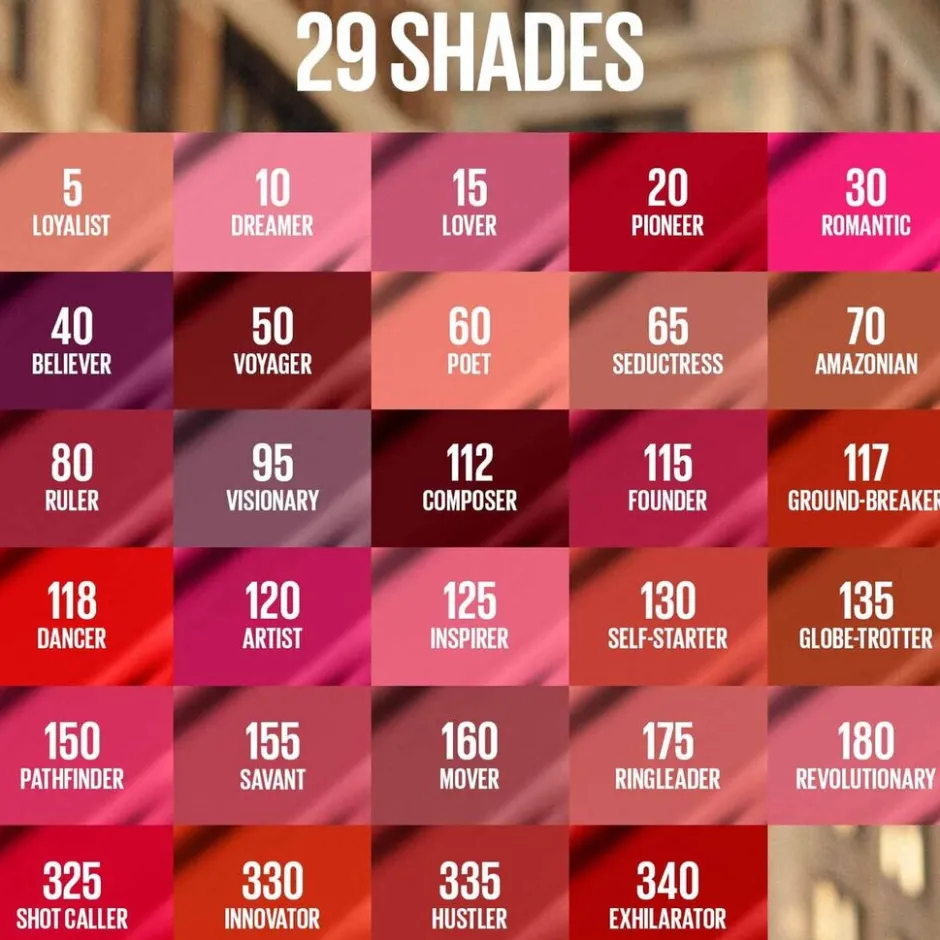 Maybelline New York SuperStay Matte Ink 80 Ruler Lipstick< Lipmake-Up