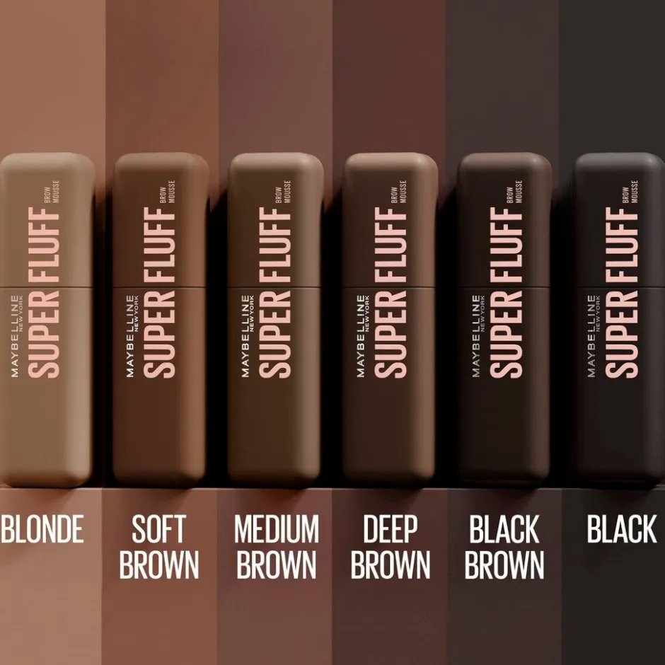 New York Superfluff 257 Medium Brown Brow Mousse|Maybelline Online