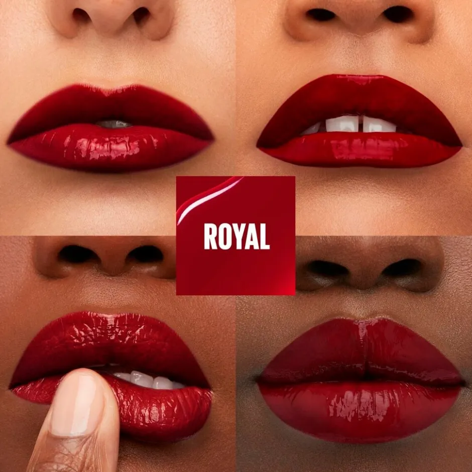 Maybelline New York SuperStay Vinyl Ink 55 Royal Lipstick< Lipmake-Up
