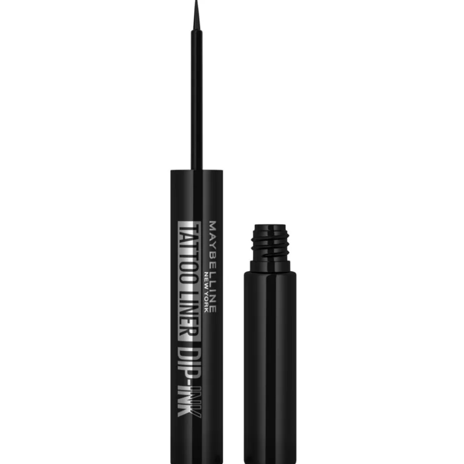 New York Tattoo Liner 110 Black Track Dip-Ink Liquid Eyeliner|Maybelline Outlet