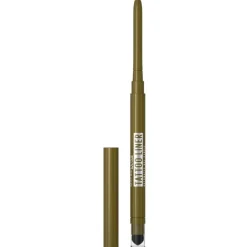 New York Tattoo Liner 60 Emerald Energy Automatic Gel Pencil|Maybelline Hot