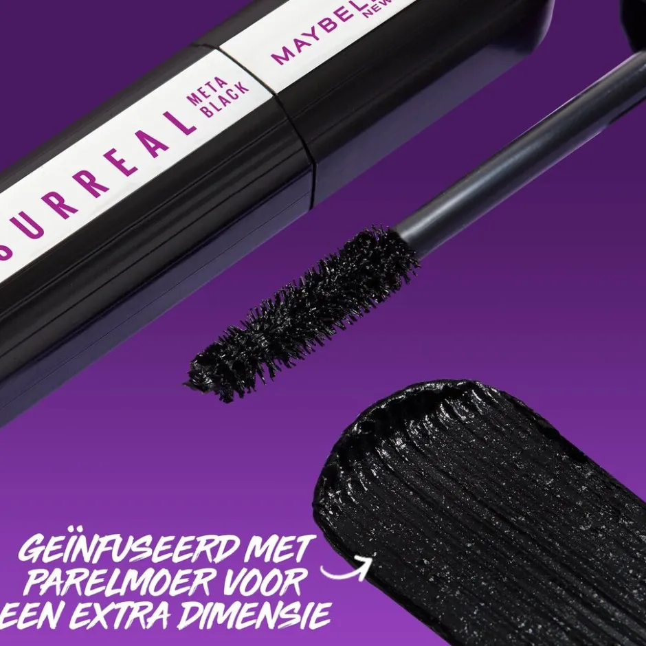 New York The Falsies Surreal Extensions Meta Black Mascara|Maybelline Hot