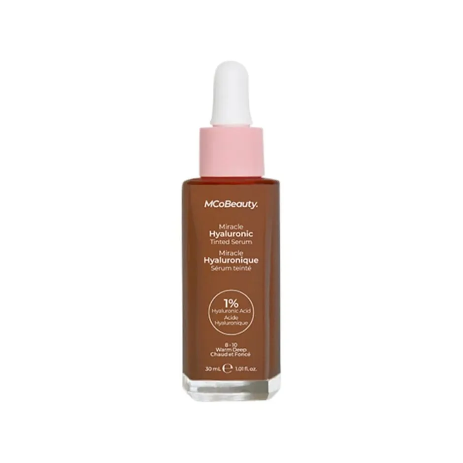 MCoBeauty 8-10 Warm Deep Miracle Hyaluronic Tinted Serum< Foundation