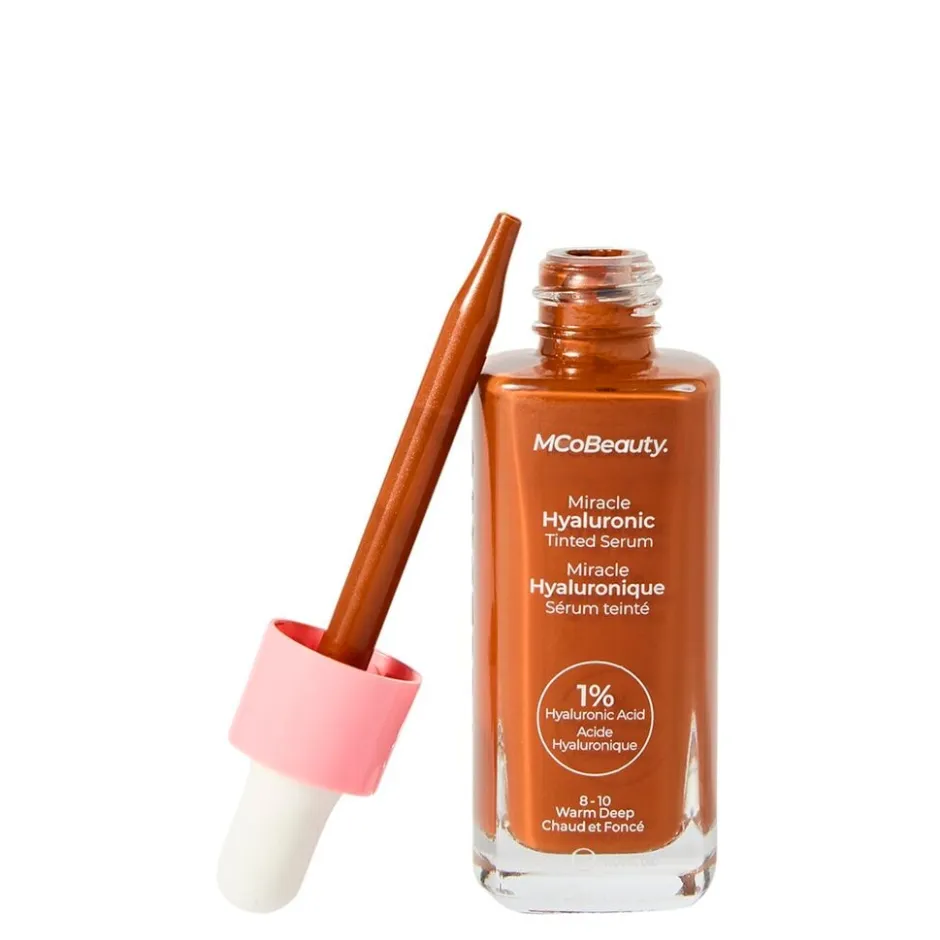 MCoBeauty 8-10 Warm Deep Miracle Hyaluronic Tinted Serum< Foundation