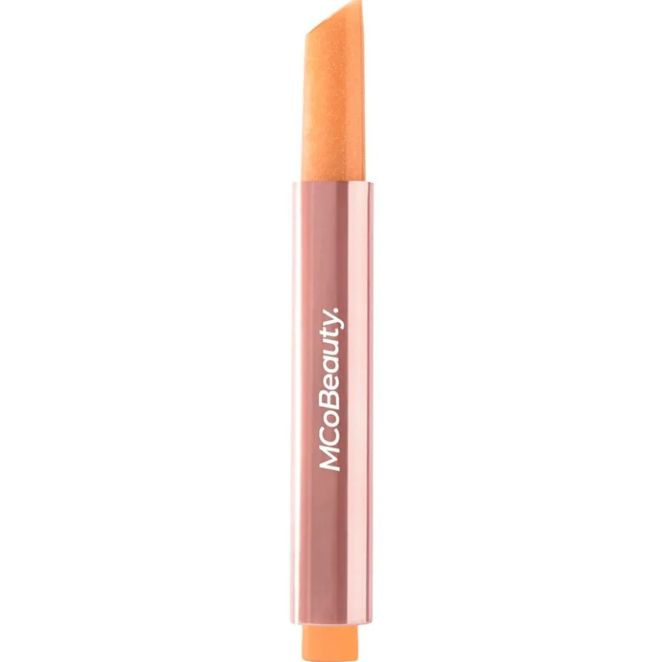 MCoBeauty Shimmer Lip Plump Eliza Soft Peach 4-in-1 Hydrating Lacquer< Lipmake-Up