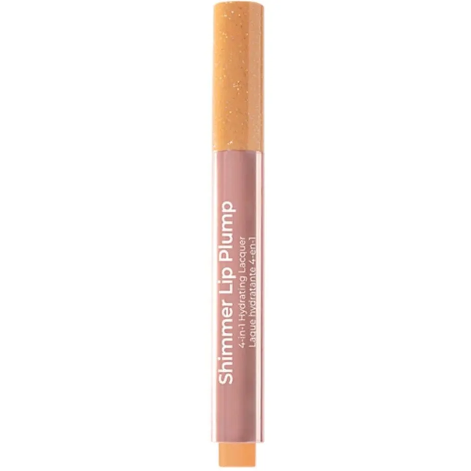 MCoBeauty Shimmer Lip Plump Eliza Soft Peach 4-in-1 Hydrating Lacquer< Lipmake-Up