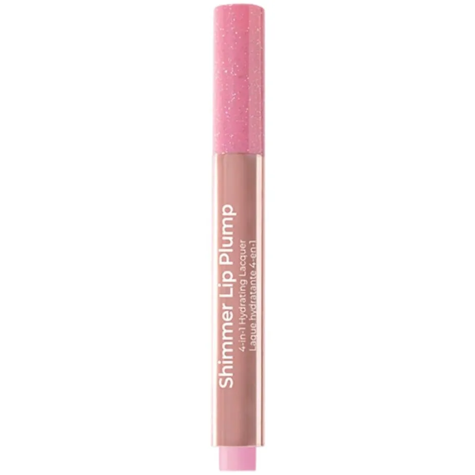 Shimmer Lip Plump Beatrice True Pink 4-in-1 Hydrating Lacquer|MCoBeauty Discount