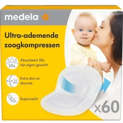 Medela Ultra-Ademende Zoogkompressen< Zoogkompressen