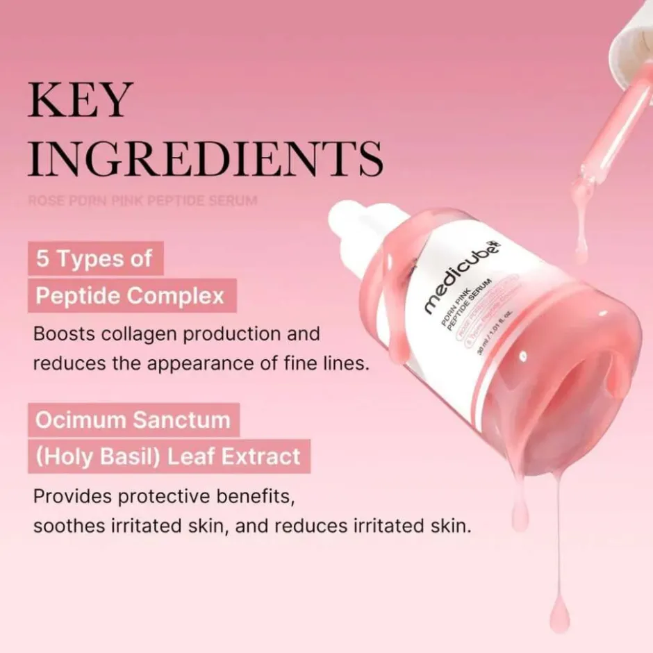 Medicube PDRN Pink Peptide Serum< Korean Skincare