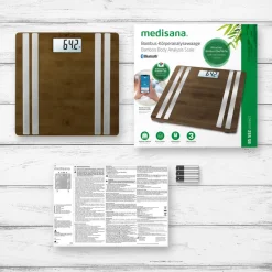 Medisana BS 552 connect Bamboe Lichaamsanalyse weegschaal< Weegschaal