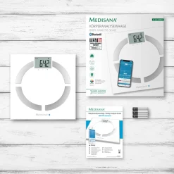 BS 444 Connect Lichaamsanalyse weegschaal|Medisana Online