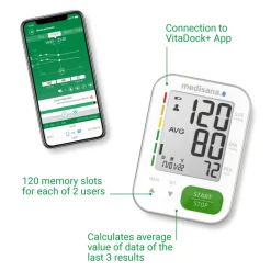 medisana BU 570 connect bovenarmbloeddrukmeter wit< Bloeddrukmeters