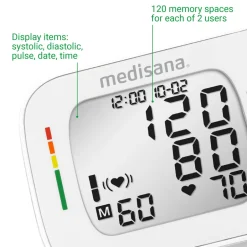 Medisana BW 335 Polsbloeddrukmeter< Bloeddrukmeters
