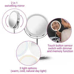 CM 844 Cosmeticaspiegel met LED verlichting|Medisana Clearance