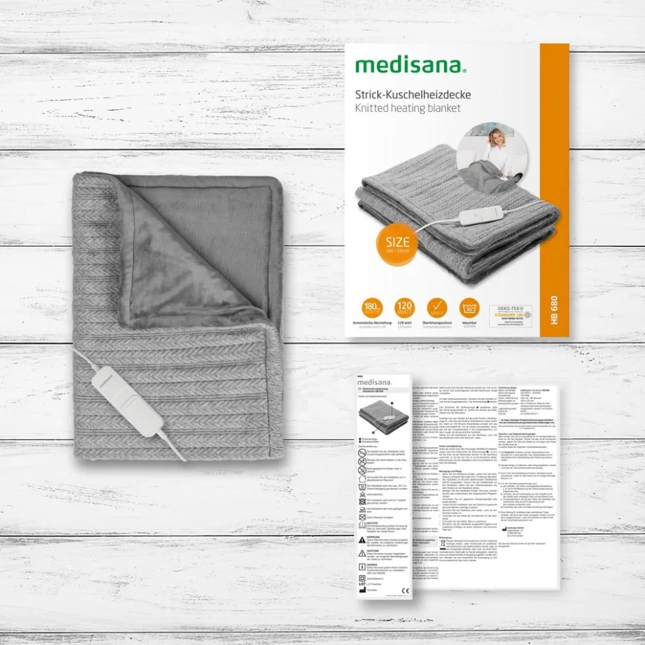 Medisana HB 680 Gebreide warmtedeken< Warmteproducten|Slapen