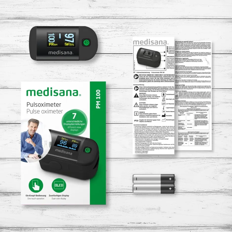 Medisana PM 100 Saturatiemeter< Saturatiemeter