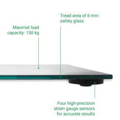 PS 400 Glazen personenweegschaal|Medisana Outlet