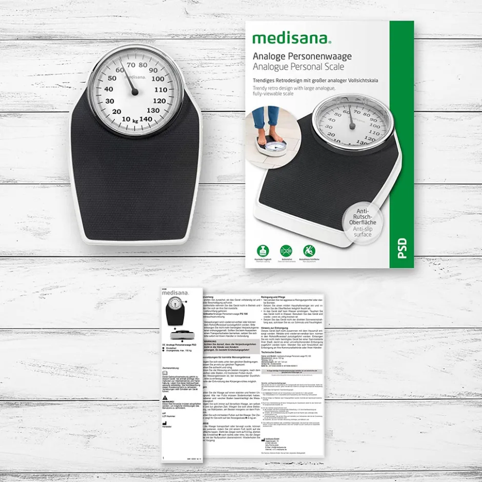 Medisana PSD Analoge personenweegschaal< Weegschaal