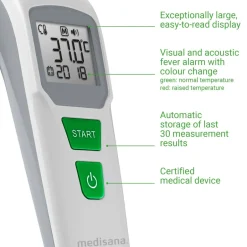 Medisana TM 760 Infrarood lichaamsthermometer< Thermometers