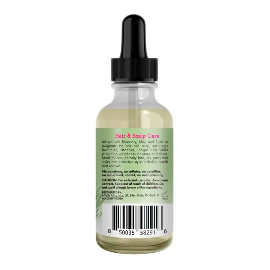 Light Rosemary Mint Scalp & Hair Strengthening Oil|Mielle Outlet