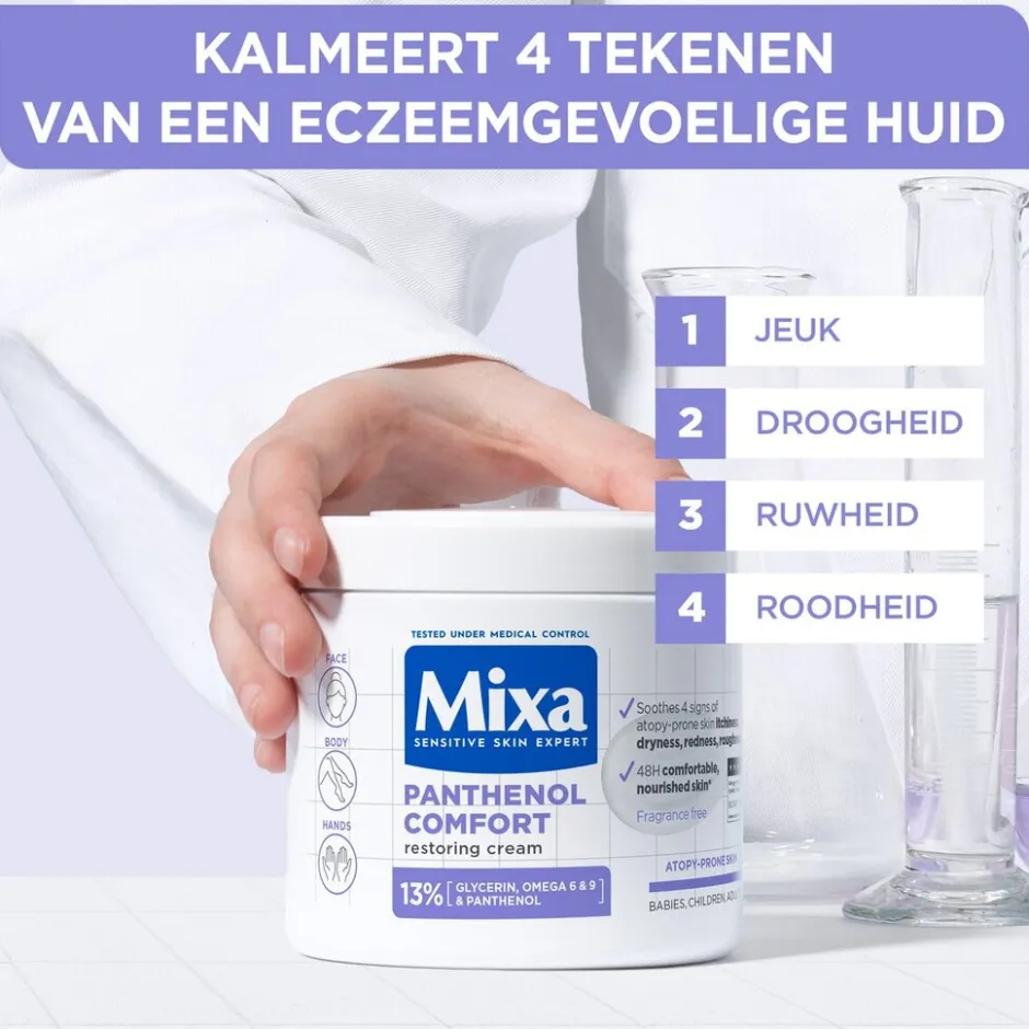 Panthenol Comfort Kalmerende Crème|Mixa Discount