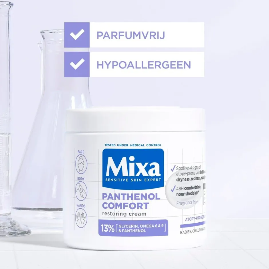 Panthenol Comfort Kalmerende Crème|Mixa Discount
