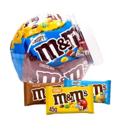 M&M's choco, peanut & crispy chocolade mix| Online