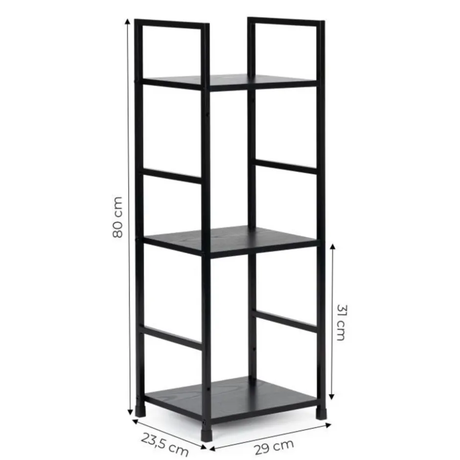 Modern Home Industriële Loft Stijl Boekenkast met 3 Planken| Sale