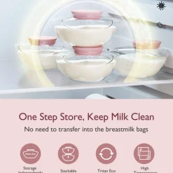 Momcozy M9 Dubbele Oplaadbare Handsfree Borstkolf met app bediening< Borstvoedingsaccessoires