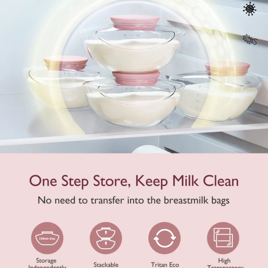Momcozy M9 Dubbele Oplaadbare Handsfree Borstkolf met app bediening< Borstvoedingsaccessoires