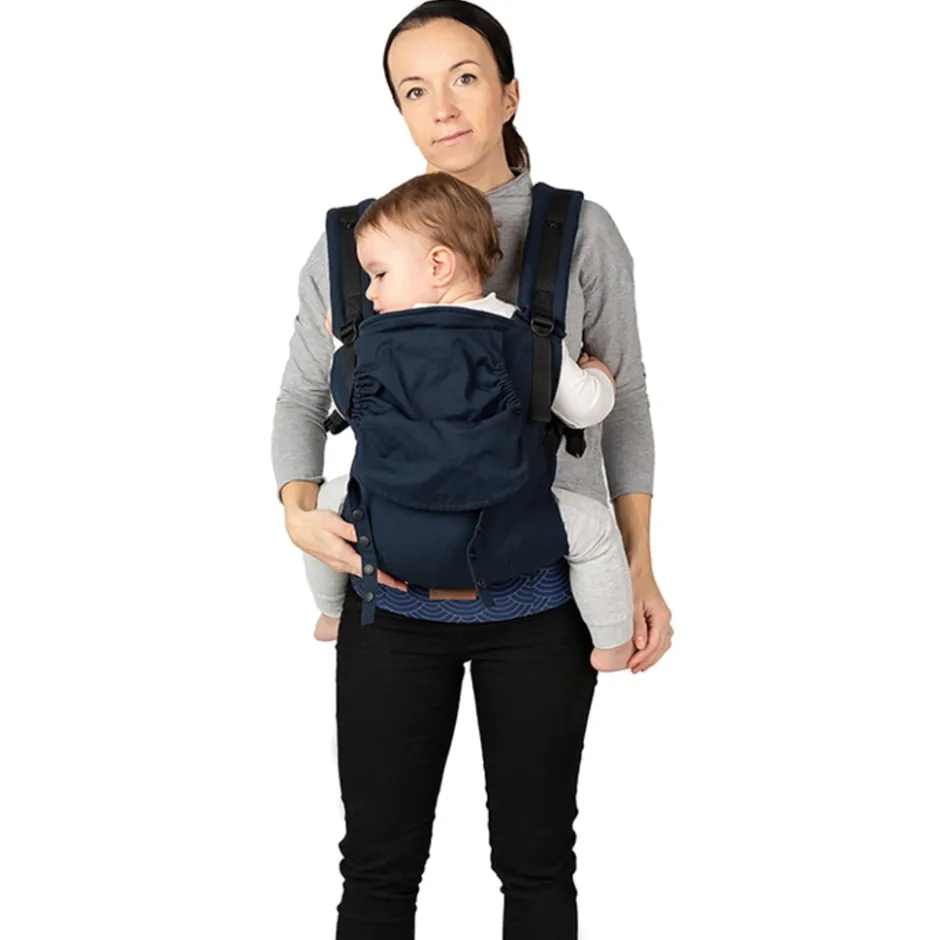 Momi Collet Navy Blue Ergonomische Draagzak< Draagzakken