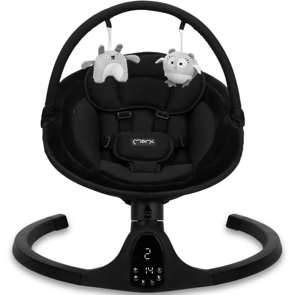 Kenani Onyx Black Elektrische Babyschommel|Momi Clearance