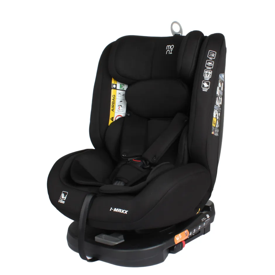 i-Maxx Midnight Black 40-150 cm 360° i-Size Autostoel|Moni Discount