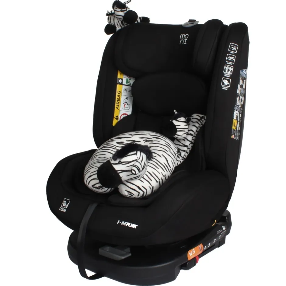 i-Maxx Midnight Black 40-150 cm 360° i-Size Autostoel|Moni Discount