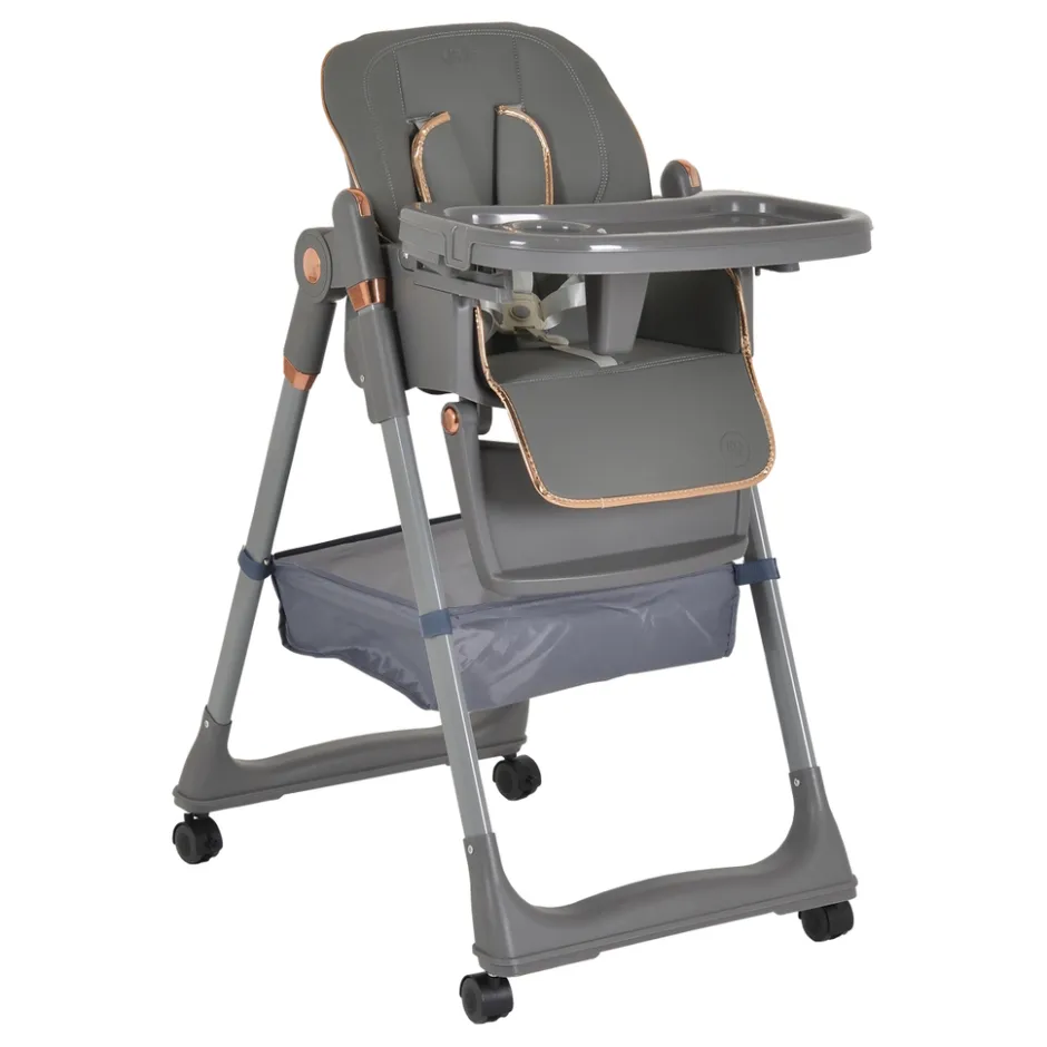 Moni Lindo Grey Kinderstoel incl. Accessoires< Kinderstoelen