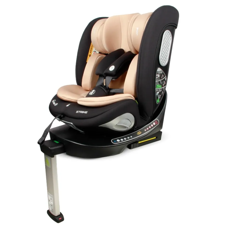 Strike Sand Beige 40-150 cm 360° i-Size Autostoel|Moni New