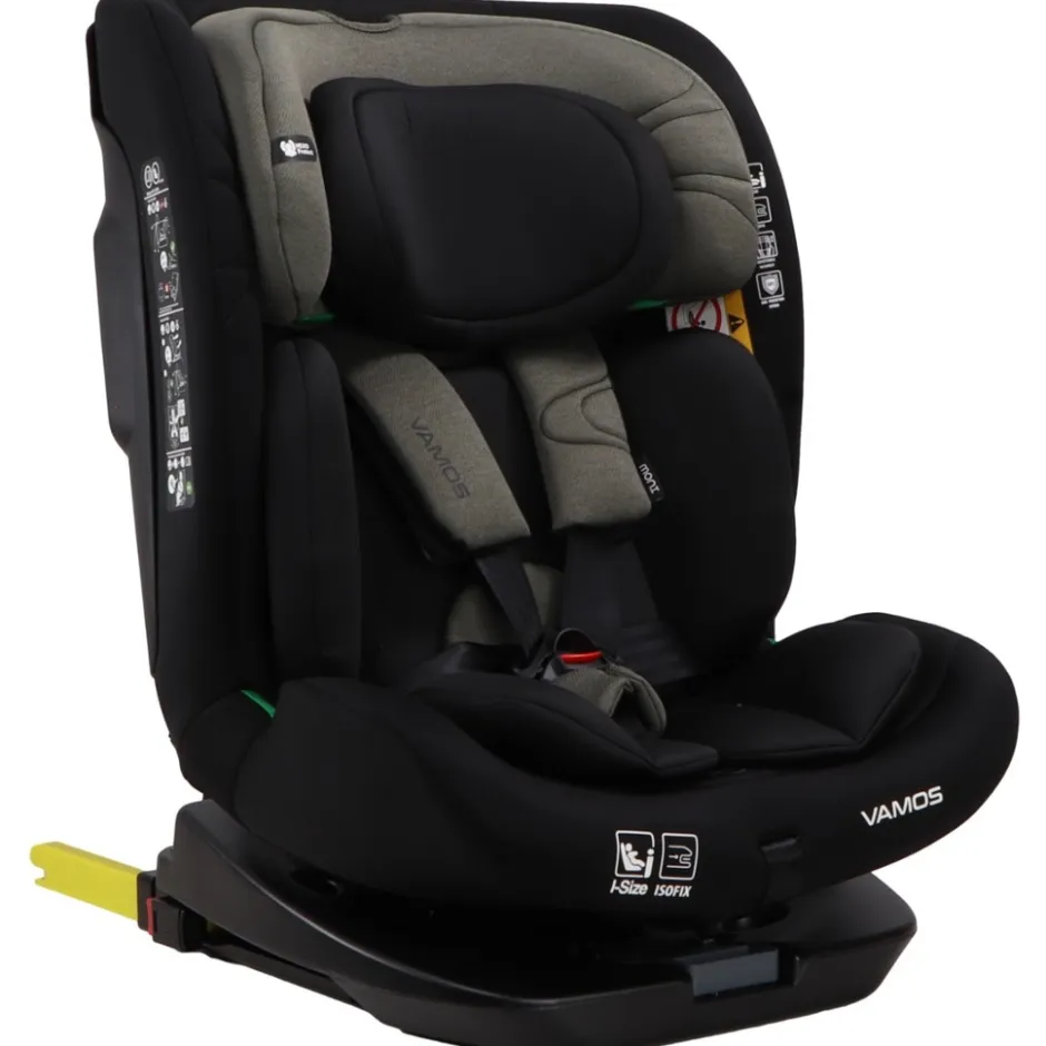 Vamos Military Green 40-150 cm 360° i-Size Autostoel|Moni Online