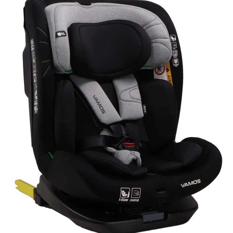 Vamos Stone Gray 40-150 cm 360° i-Size Autostoel|Moni New