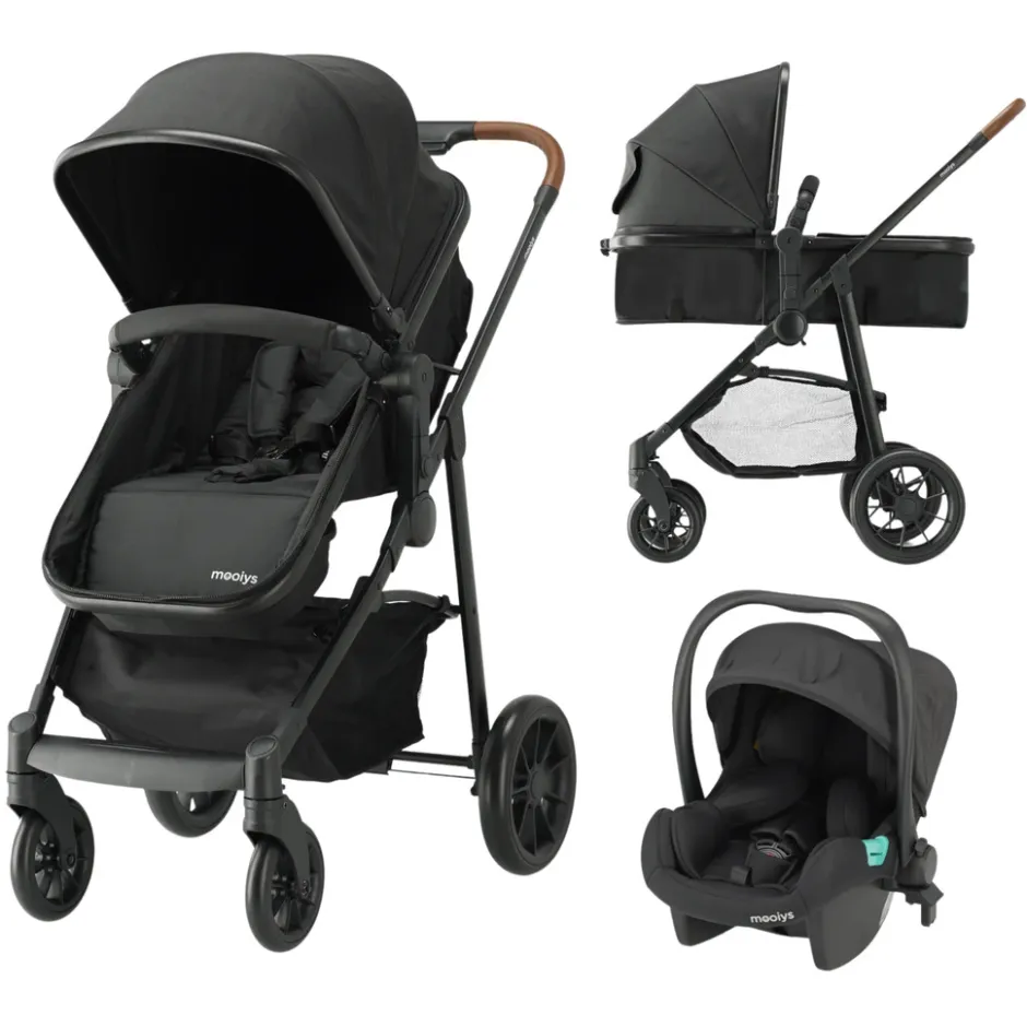 Mooiys Kai Kinderwagen 3 in 1 Reissysteem< Kinderwagens