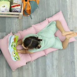 MorDesign Beige 135 cm Multifunctioneel Speelmatras< Speelkleden En Babygyms