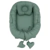Emerald Green Babynest met Kussen|MorDesign New