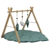 MorDesign Emerald Green Baby Gym met Speelkleed< Speelkleden En Babygyms