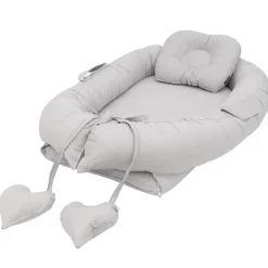 MorDesign Grey Babynest met Kussen< Babynestjes