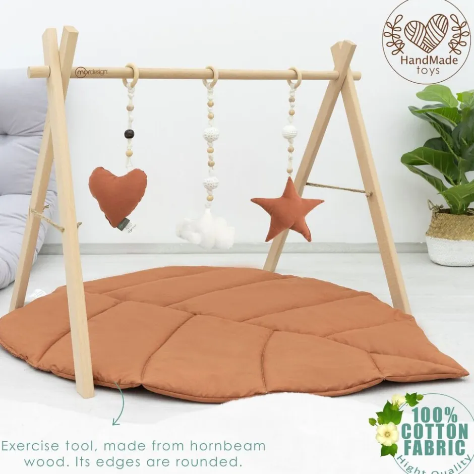 Leaf Wood Babygym en Speelkleed|MorDesign Online