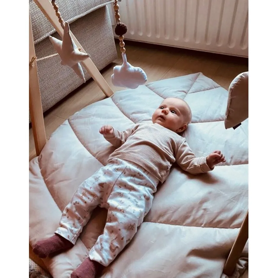 MorDesign Leaf Wood Babygym en Speelkleed< Speelkleden En Babygyms