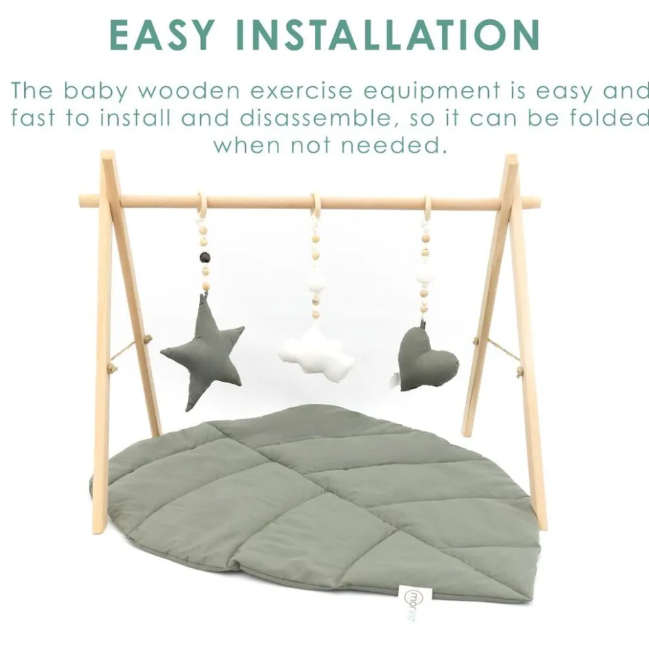 Leaf Wood Babygym en Speelkleed|MorDesign Hot