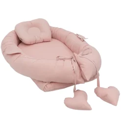 MorDesign Pink Babynest met Kussen< Babynestjes