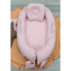 MorDesign Pink Babynest met Kussen< Babynestjes